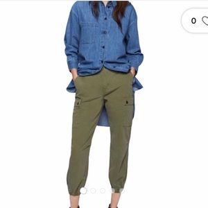 Zara green cargo pants